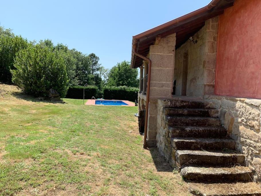 Casa De Campo Con Piscina, Entera O Por Habitaciones Amoeiro Exterior foto